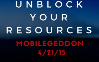 Mobilegeddon: unblock your resources