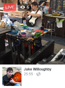 Jake Willoughby video stream on Facebook Live Video, 11/7/2016